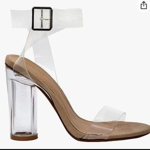 Clear heels